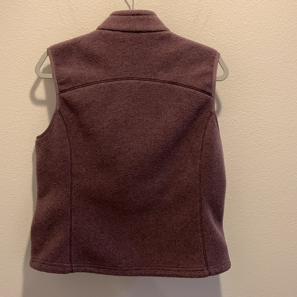 Eddie Bauer Womens Lavender Sherpa Vest. Size Large. Polartec. - Picture 5 of 9